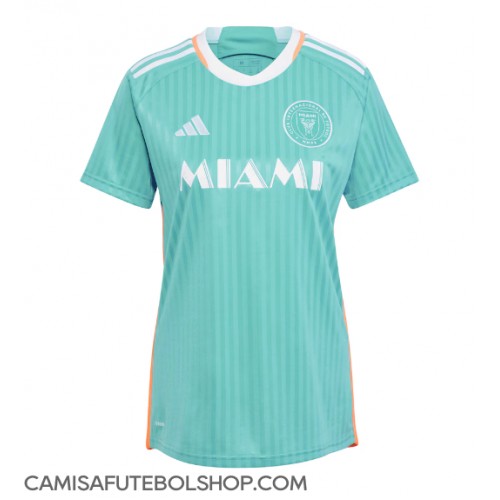 Camisa de time de futebol Inter Miami Replicas 3º Equipamento Feminina 2024-25 Manga Curta